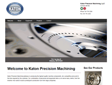 Tablet Screenshot of katonprecision.com